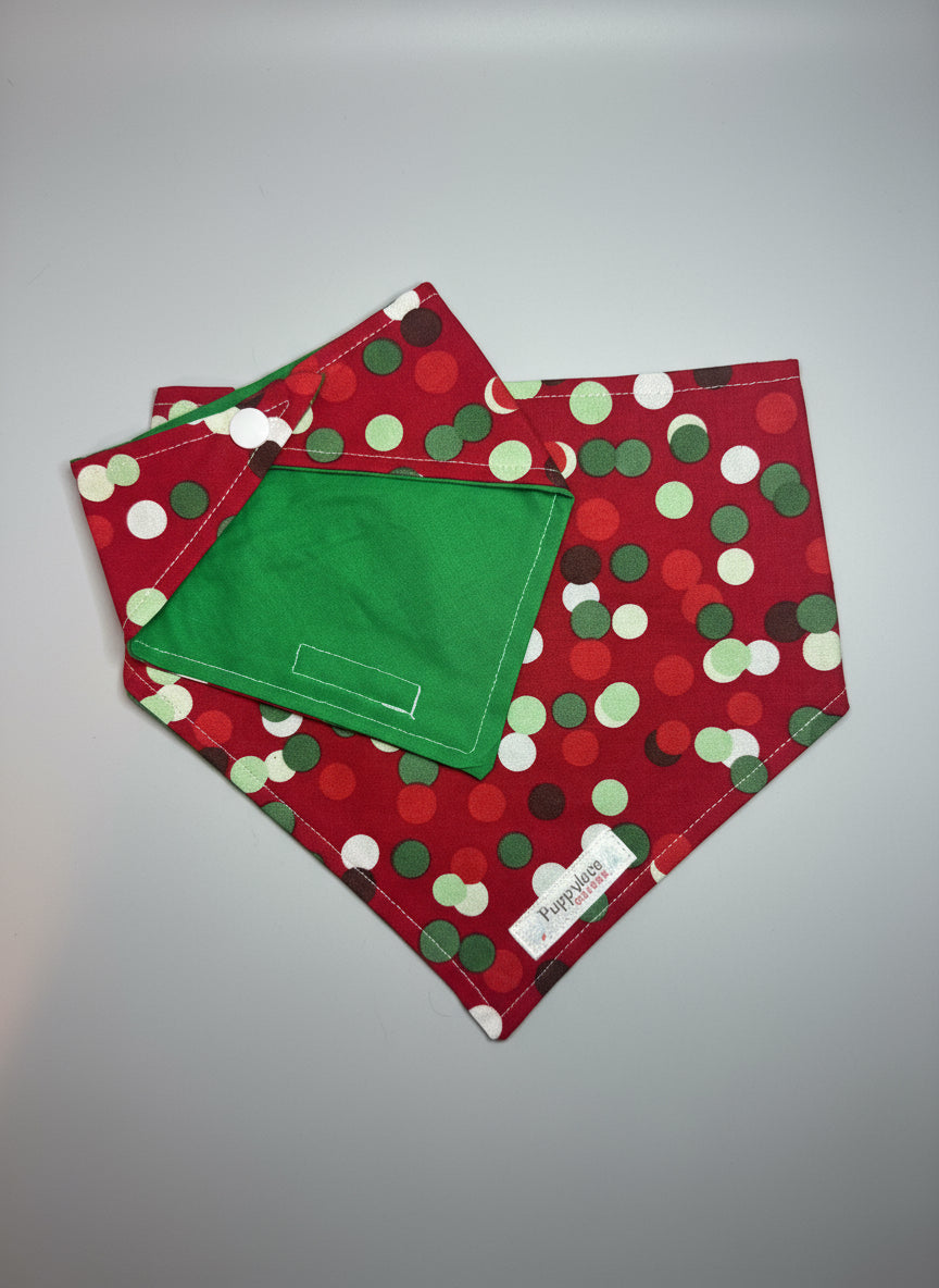 Christmas Dots Bandana