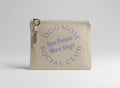 Large Dog Mom Social Club Canvas Pouch