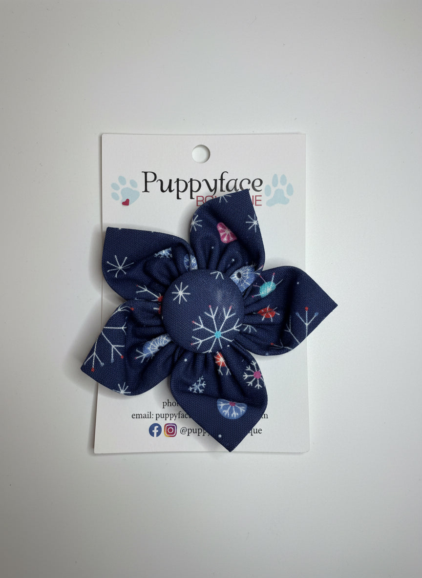 Blue Snowflake Flower