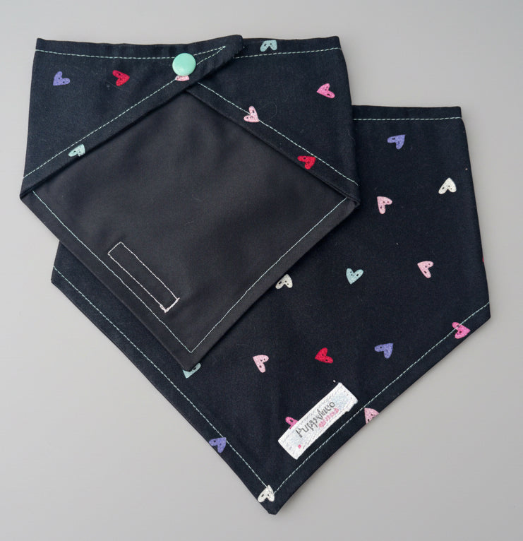Black Heart Bandana