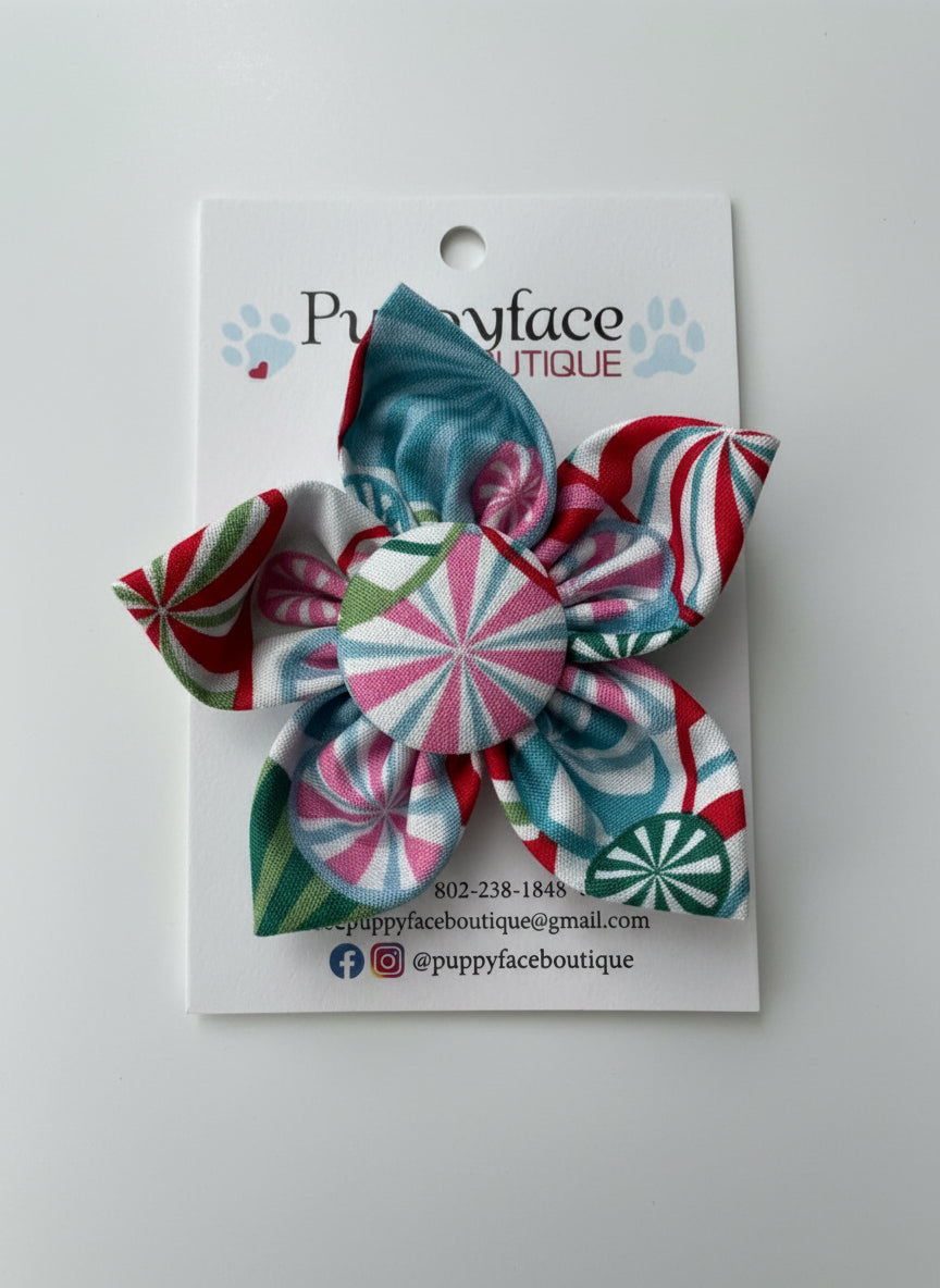 Peppermint Swirl Flower