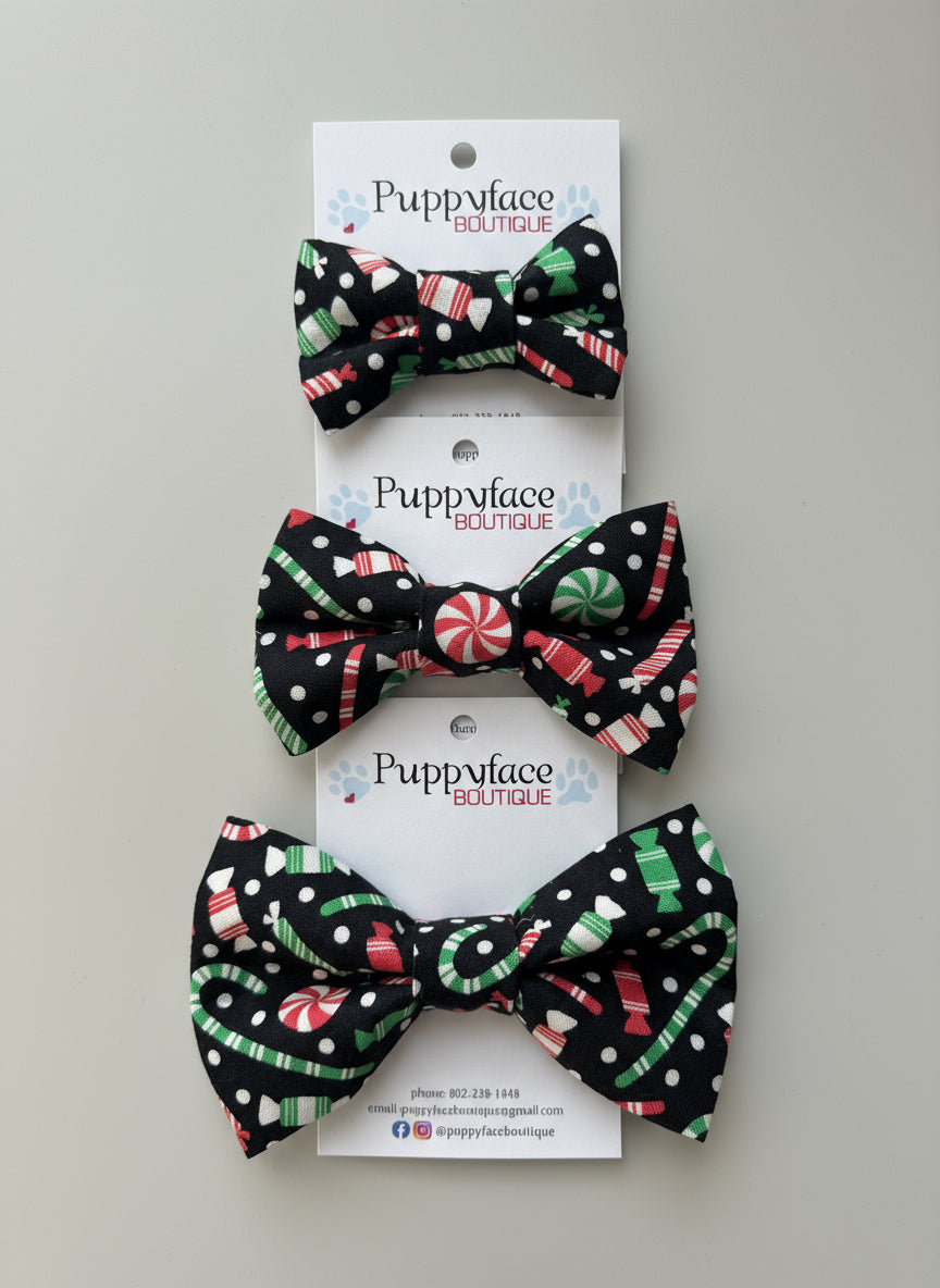 Candy Cane Bow Tie