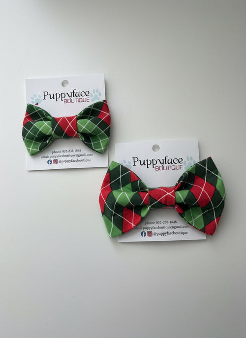Argyle Bow Tie