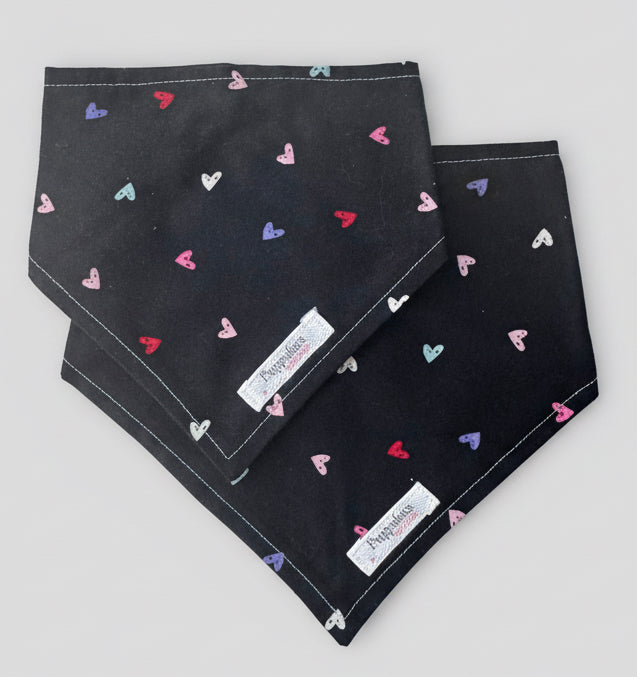Black Heart Bandana