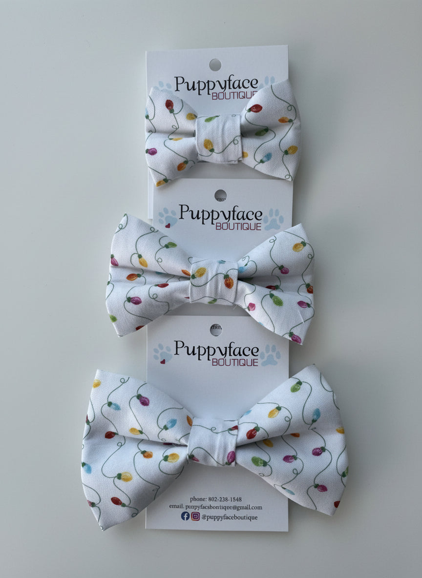 Christmas Lights Bow Tie