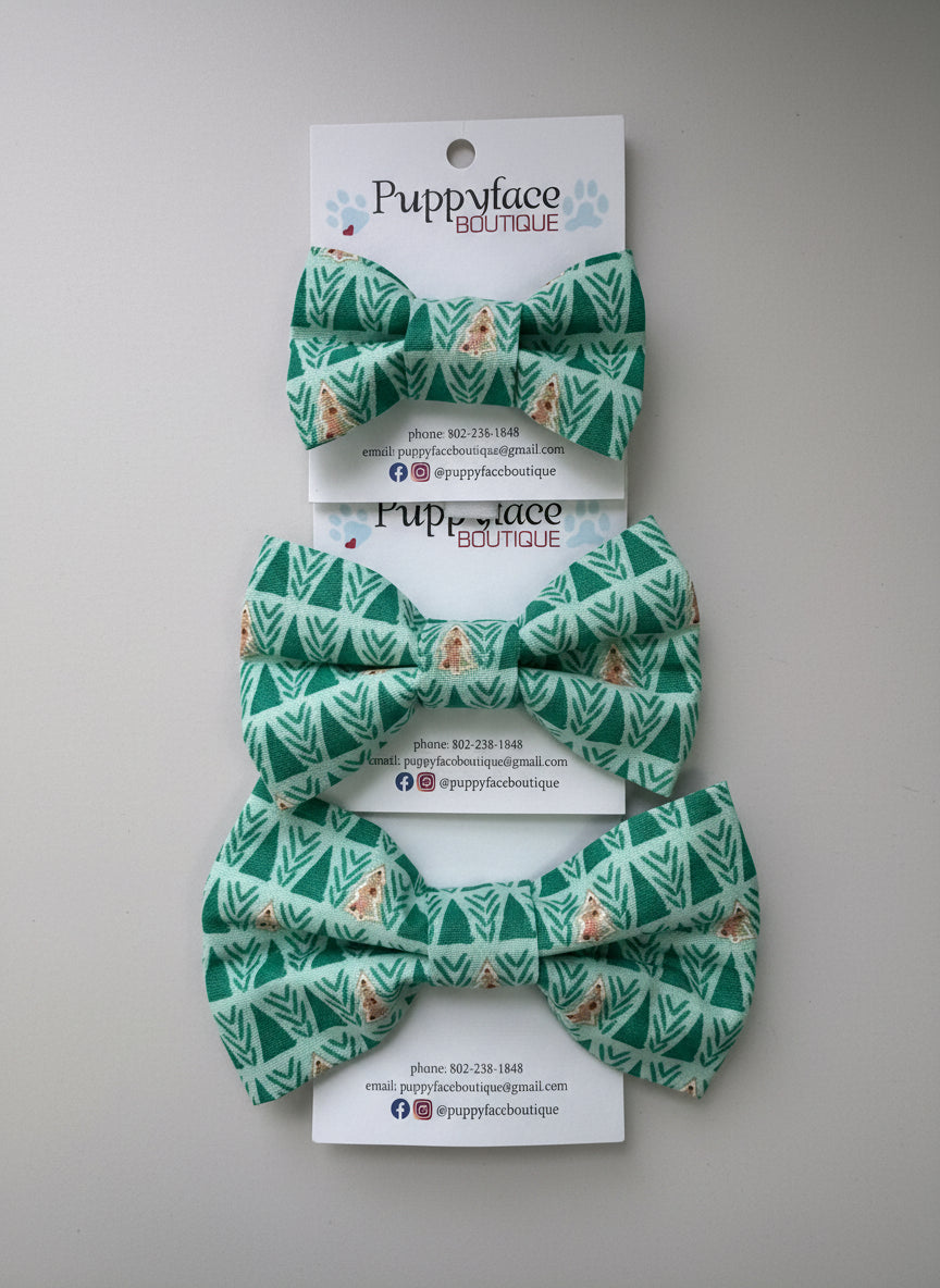 Christmas Tree Bow Tie - Green