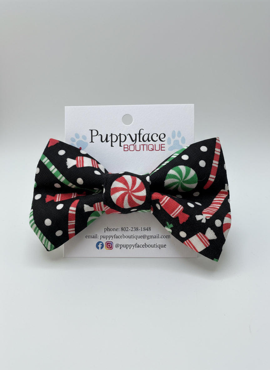 Candy Cane Bow Tie