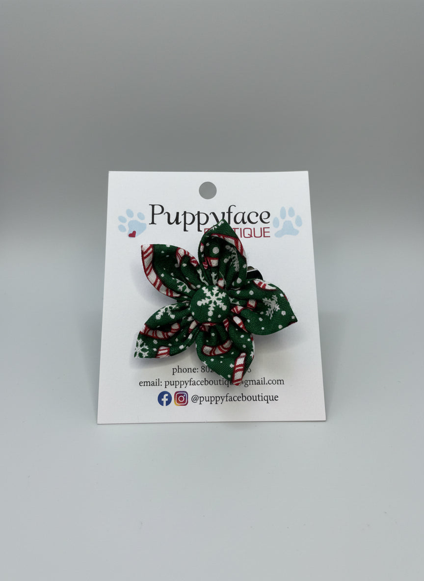 Candy Cane Hair Clip