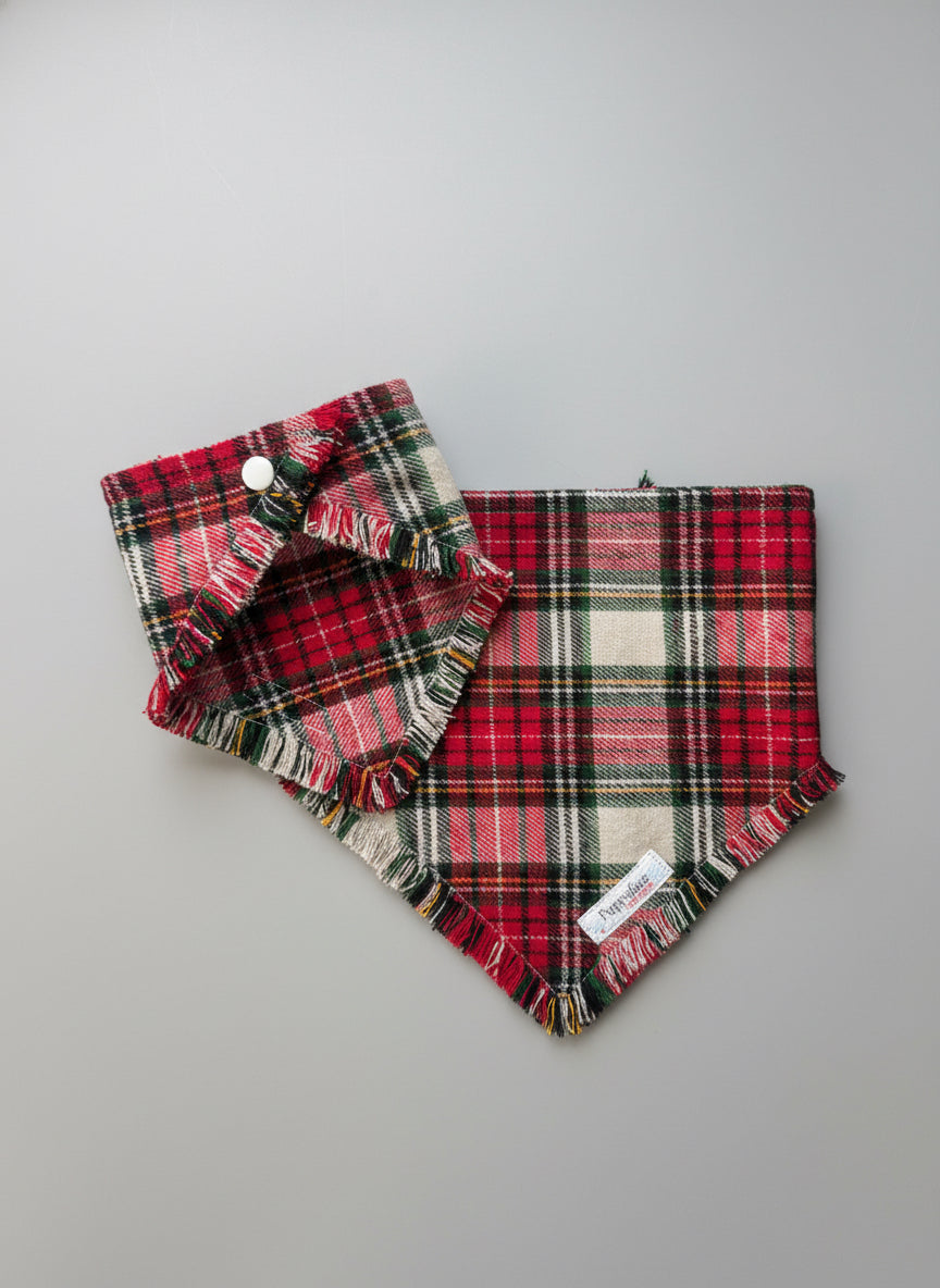 Red Tartan Bandana