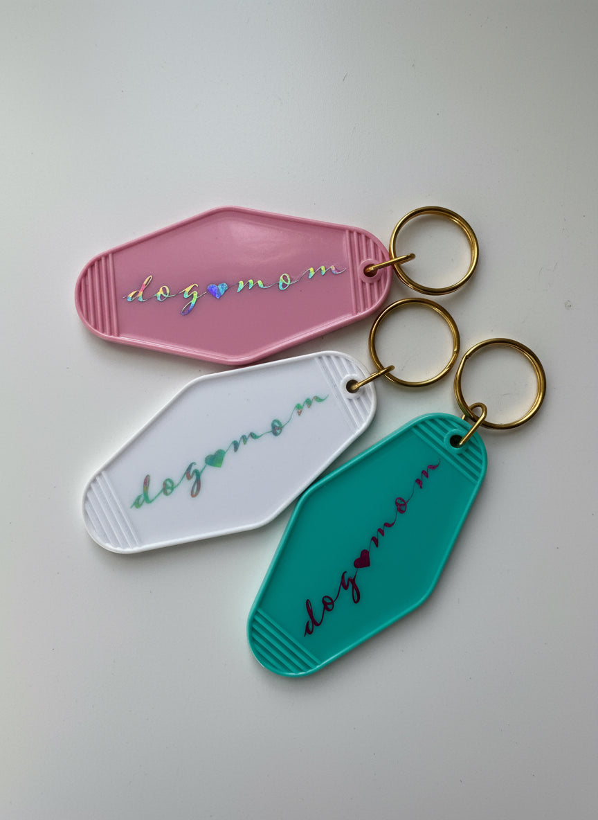 Dog Mom Keychain