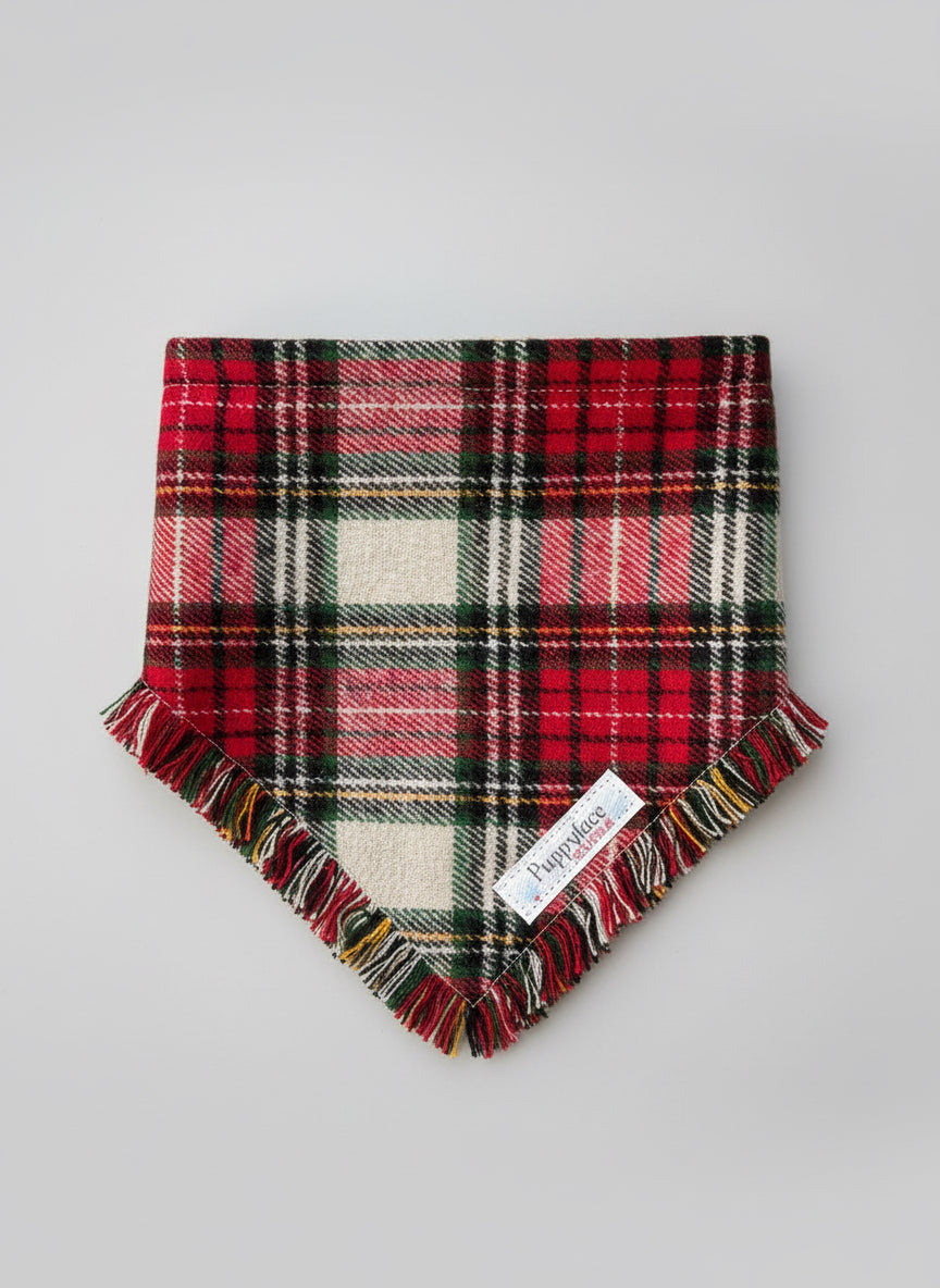 Red Tartan Bandana