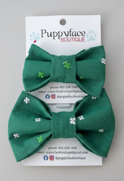 Small Shamrock Bow Tie