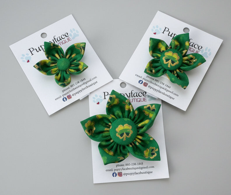 Green Shamrock Flower